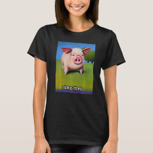 Cute Pig Piggie Oink Oink 25 T-Shirt