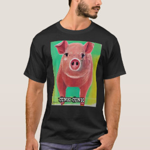 Cute Pig Piggie Oink Oink  32 T-Shirt