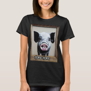 Cute Pig Piggie Oink Oink 35 T-Shirt
