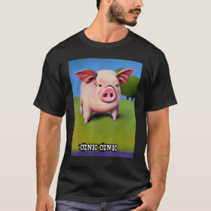 Cute Pig Piggie Oink Oink 36 T-Shirt
