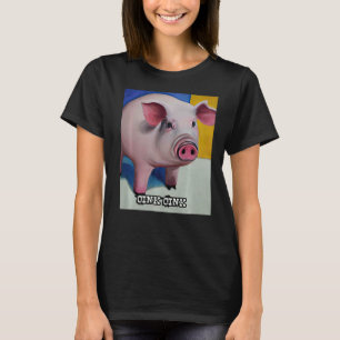 Cute Pig Piggie Oink Oink  42 T-Shirt