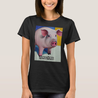Cute Pig Piggie Oink Oink  42 T-Shirt