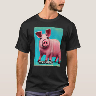 Cute Pig Piggie Oink Oink 44 T-Shirt