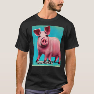 Cute Pig Piggie Oink Oink 44 T-Shirt