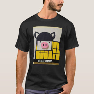 Cute Pig Piggie Oink Oink 48 T-Shirt