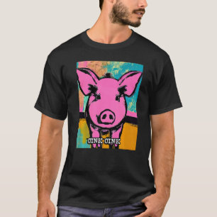 Cute Pig Piggie Oink Oink 51 T-Shirt