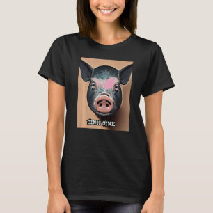 Cute Pig Piggie Oink Oink  53 T-Shirt
