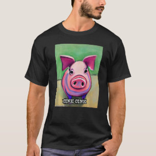 Cute Pig Piggie Oink Oink  58 T-Shirt