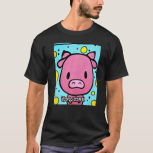 Cute Pig Piggie Oink Oink  5 T-Shirt