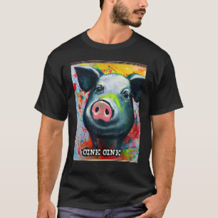 Cute Pig Piggie Oink Oink 61 T-Shirt
