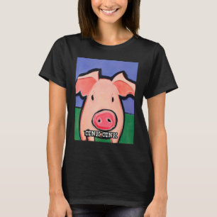 Cute Pig Piggie Oink Oink 64 T-Shirt