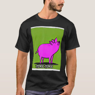 Cute Pig Piggie Oink Oink 7 T-Shirt