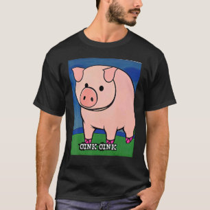 Cute Pig Piggie Oink Oink 8 T-Shirt