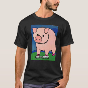 Cute Pig Piggie Oink Oink 9 T-Shirt