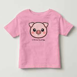 Cute Pig Shirt Funny Oink Quote Kawaii Piggy