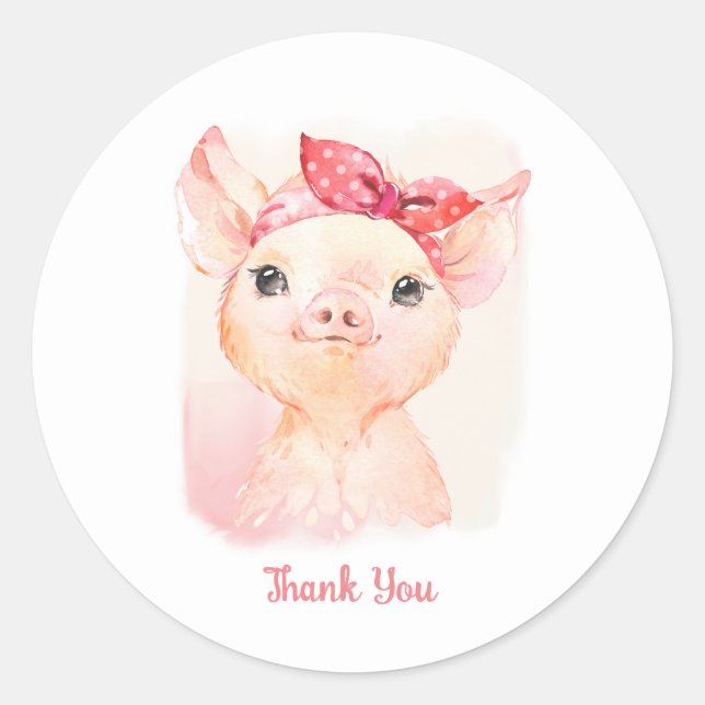 Cute Pig Stickers (Front)