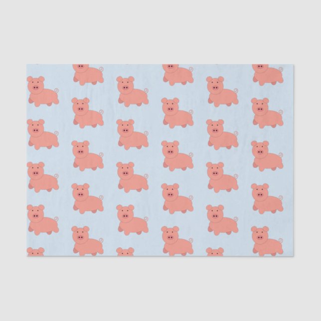 Cute Pig Tissue Paper (Front)
