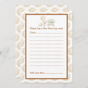 Cute Pig Wheelbarrow Baby Shower Baby Shower  Invitation