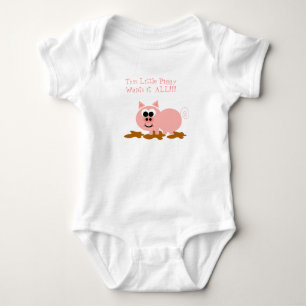 Cute Piggy Baby Bodysuit