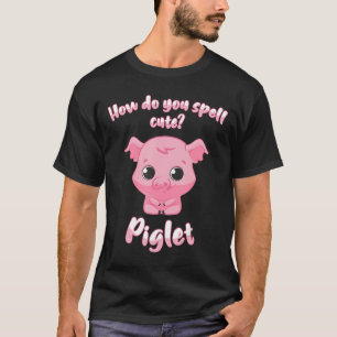 Cute Piggy Pig Farmer T-Shirt