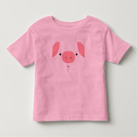 Cute Piggy Pink Birthday Girl