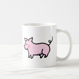 Cute piglet coffee mug
