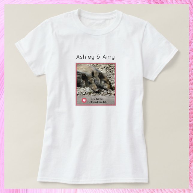 Cute Piglets Bestie Friend  T-Shirt (Creator Uploaded)