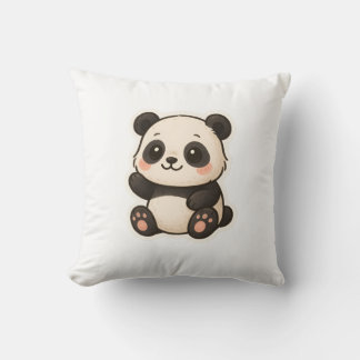 Cute pillow of kawaii panda 