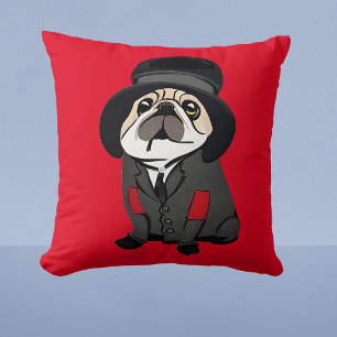 Cute Pillow Pug Dog Lover Hobo Jacket Elbow Patch 