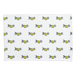 Cute pillowcase   tennis ball with wings pattern