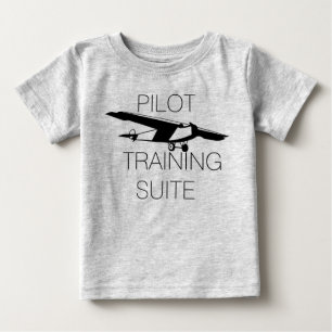 Cute Pilot training suite Baby T-Shirt