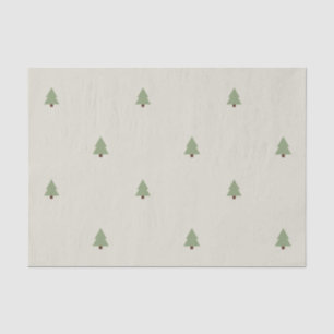 Cute Pine Tree Forest Pattern Tissue Paper