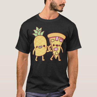 Cute Pineapple And Pizza Besties T-Shirt