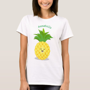 Cute pineapple cartoon illustration T-Shirt