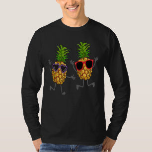 Cute Pineapple Dance Hawaiian For Men Women T-Shirt