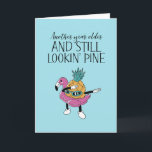 Cute Pineapple Fruit Pun Funny Birthday Card<br><div class="desc">Funny and cute birthday card for those who love puns and humour. Perfect way to wish your friends and family happy birthday.  Visit our store for more birthday card collection. You'll find something cool,  humourous and sometimes sarcastic birthday cards for your special someone.</div>