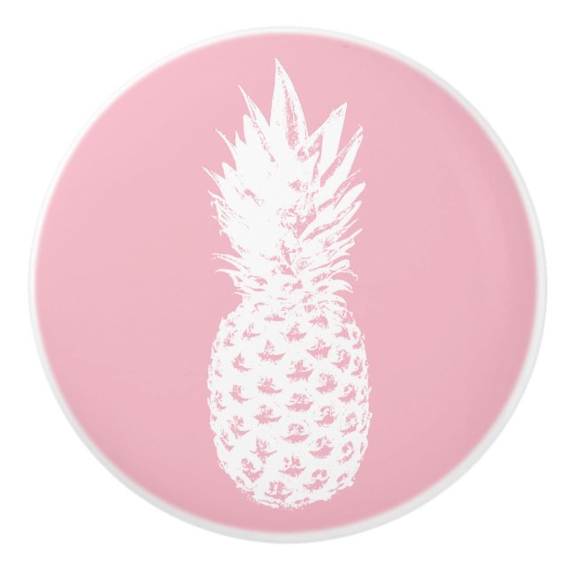Cute pineapple nursery door and drawer pull knobs (Front)