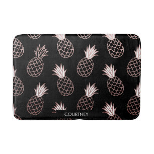 Cute Pineapple Pattern Bath Mat