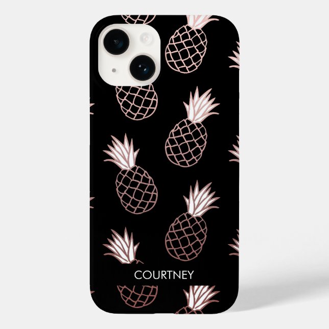 Cute Pineapple Pattern Case-Mate iPhone Case (Back)