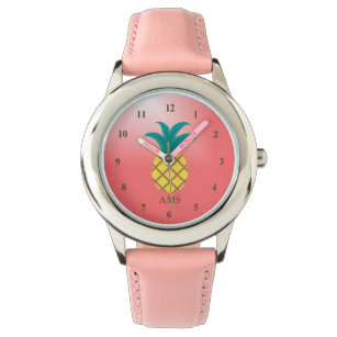 Cute Pineapple Pink Watch