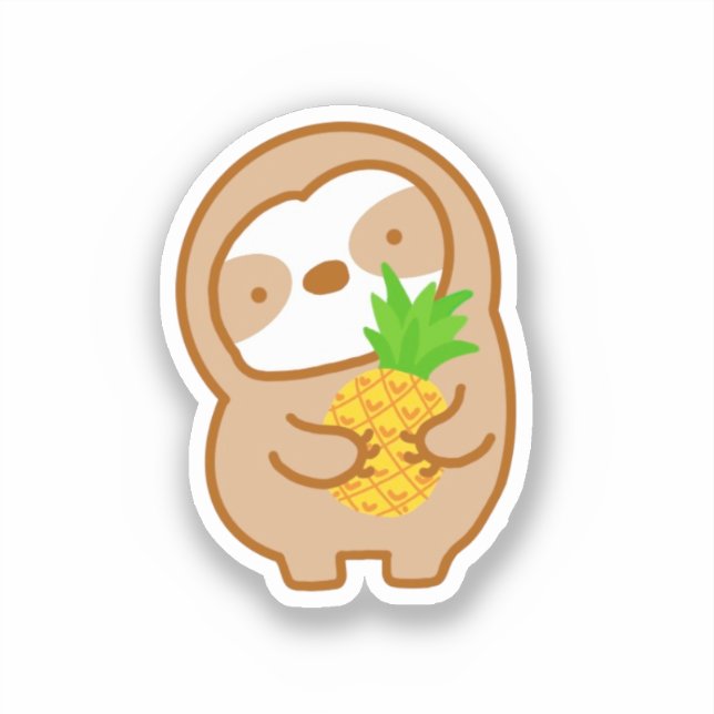 Cute Pineapple Sloth (Front)
