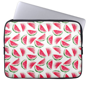 Cute Pineapple & Watermelon Pattern Laptop Sleeve