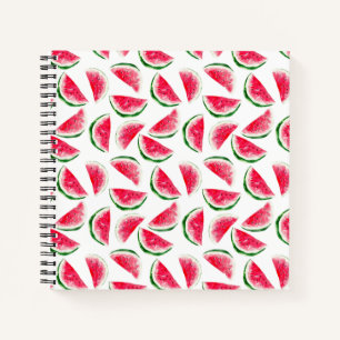 Cute Pineapple & Watermelon Pattern Notebook