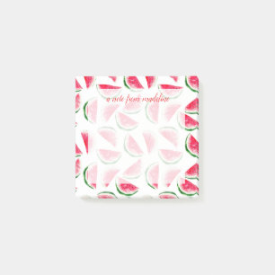 Cute Pineapple & Watermelon Pattern Post-it Notes
