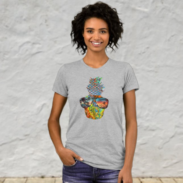 Cute Pineapple with Sunglasses Graphic Tee (Creator Uploaded)