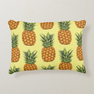 Cute pineapples abstract illustration pattern decorative cushion