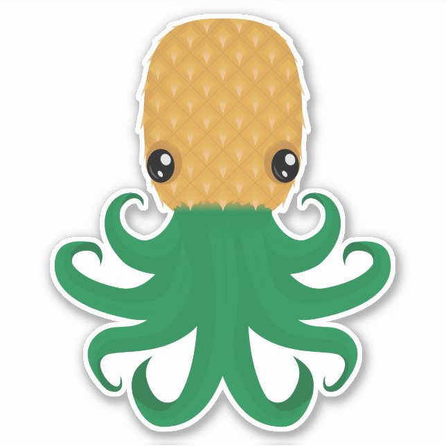 Cute Pineapus (Pineapple Octopus) (Front)