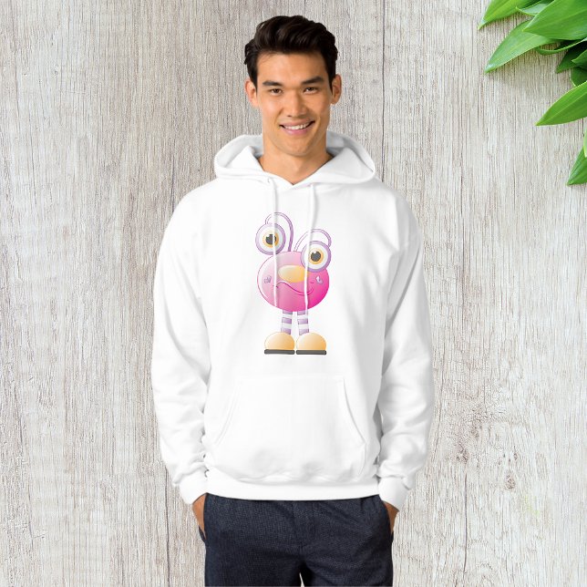 Cute Pink Alien With Big Eyes Hoodie (Creator Uploaded)