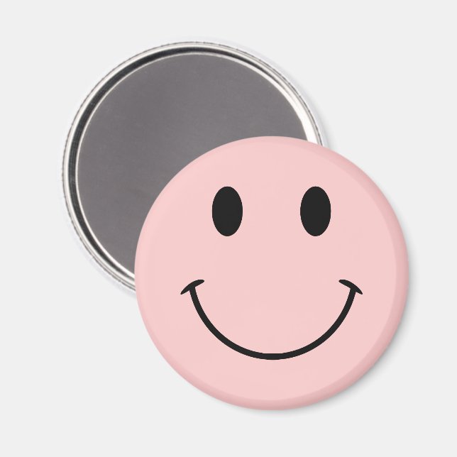 Cute Pink and Black Face Magnet (Front/Back)