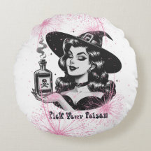 Cute Pink and Black "Pick Your Poison" quote